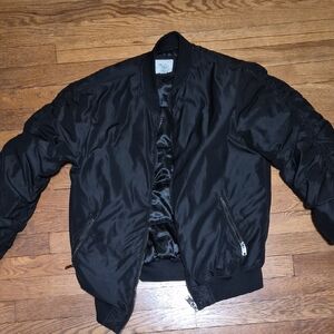 Black Bomber Jacket
